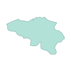 Belgium outline